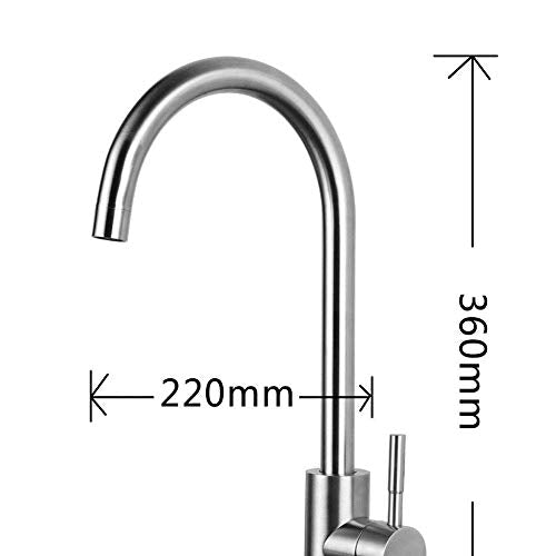 Monomando Acero Inoxidable Modelo Baston Excelente Calidad y Precio Lujo