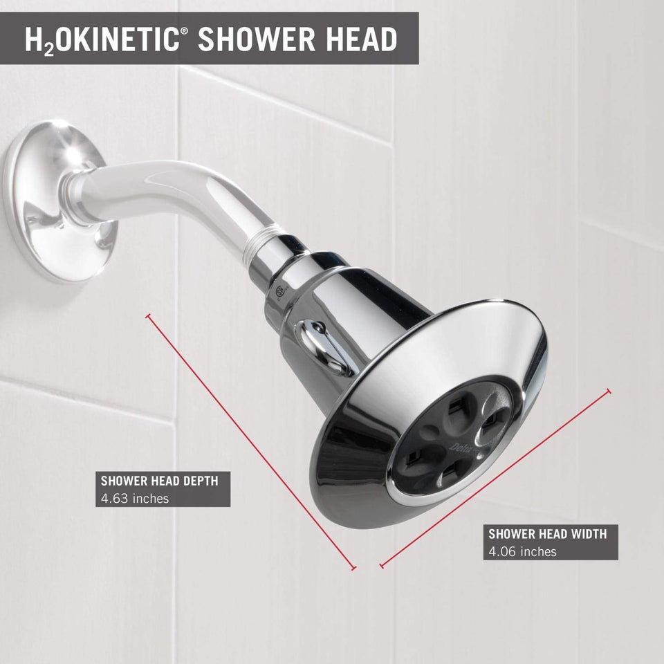 Delta Faucet 75152 Water Amplifying Adjustable Showerhead, Chrome